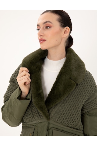 Pierre Cardin Kadın Haki Mont 50290341-vr027 Haki