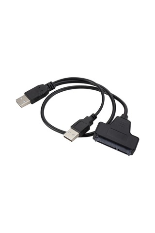 22pin-usb 2,5 İnç Sata Sabit Disk Veri Kablosu Usb2.0-sata 7+15 Adaptör Kablosu