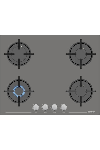 Simfer 11 Fonksiyon Steam Master Gri 3'lü Ankastre Set (8246 Fırın + 3656 Ocak + 8740 Davlumbaz)