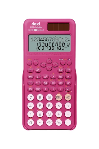 Daxi X-800 Yeni Nesil 240 Fonksiyonlu Bilimsel Hesap Makinesi Fuşya Genel