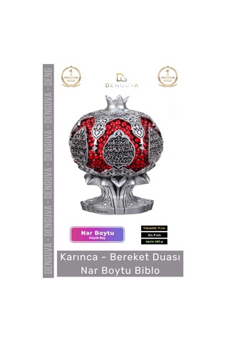 Biblo Sarı Polyester Dekoratif Hediyelik Ev Ofis Aksesuarı Küçük Boy Bereket Nar Boytu Biblo