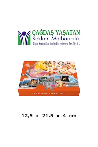 500 Gram Lokum Kutusu 200 Adet - 065 500 Gram Lokum Kutusu 200 Adet - 065