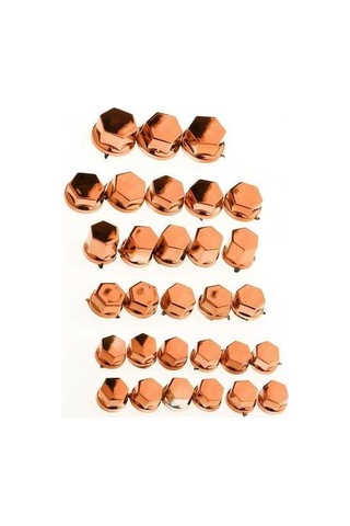 Ganzhoushop Yamaha Vida Turuncu Suntek Somun Parça Motosiklet Kapatma Dekorasyon Civata Başlığı 30 Ql Turuncu