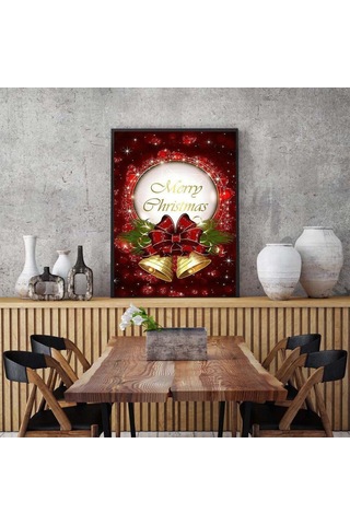 Elmas Boyama Karikatür Elmas Nakış Tam Set Elmas Mozaik Taklidi Noel Süslemeleri 40x50cm