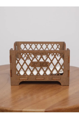 Windywayhome Ahşap Peçetelik 286036104 Kahverengi