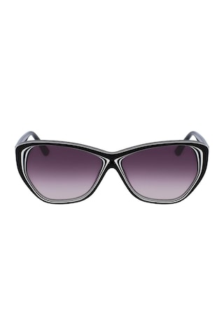 Karl Lagerfeld Kl6103s 006 58 Kadın Cat Eye Siyah Kemik Güneş Gözlüğü Beyaz