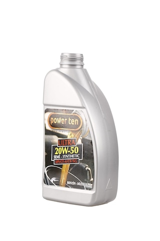Power Ten Pro 20W-50 Motor Yağı 1 Litre + 12 Adet Koli