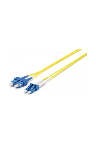 Cabex - SM SC-LC Dublex Fiber Optik Patchcord Singlemode 1 MT