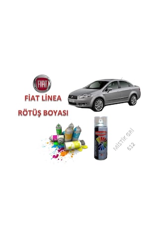 Fiat Linea Rötuş Boyası Boya Kodu 612 Mistik Gri Sprey Boya 400Ml (520384868)