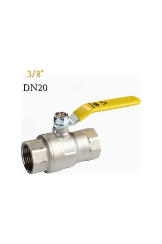 Türkoğlu Küresel Doğalgaz Vanası Standart - Ts En 331 - Dn20 3/4" - 1 Adet 3/4"