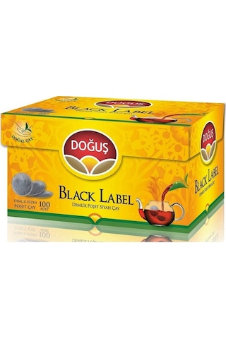 Doğuş Black Label Siyah Süzen Demlik Poşet Çay 8'li 100 x 3.2 G Doğuş Black Label Siyah Süzen Demlik Poşet Çay 8'li 100 x 3.2 G