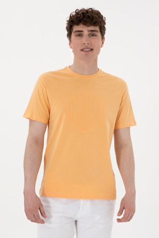 U.S. Polo Assn. Us. Polo Assn. Erkek Tişört 50300382-vr202 SARI