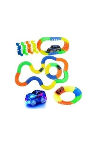 Kayyum Oyuncak Magic Tracks Pilli Işıklı 384 Parça Yarış Pisti 2
