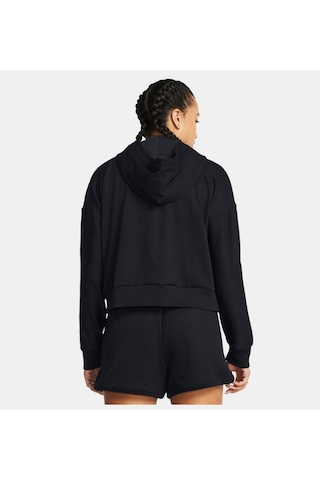Under Armour Kadın Journey Rib Oversized Kapüşonlu Üst 1382732-001 Siyah