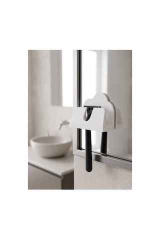 Tıraş Bıçağı Askısı Duvar Tipi Banyo Jilet Düzenleyici Bulut Tasarım Beyaz