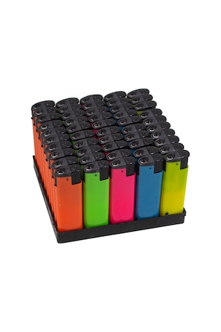 Mixoyuncak Çakmak  Turbo 2000 Rüzgarda Sönmeyen Solid Çakmak 50'Li