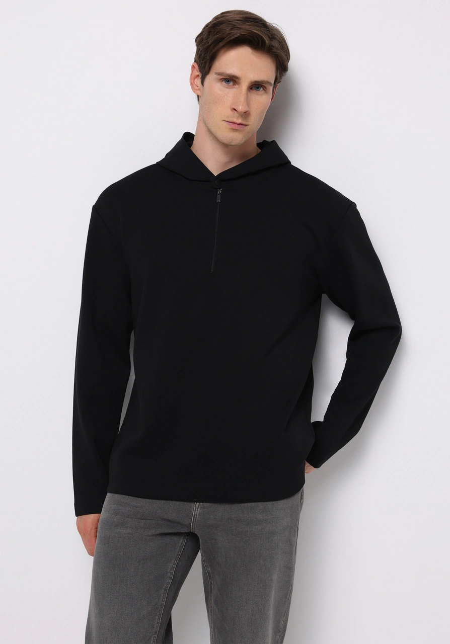 Colin's Colins Comfort Fit Erkek Siyah Sweatshirt Cl1077328 Q1.v1 Blk Siyah