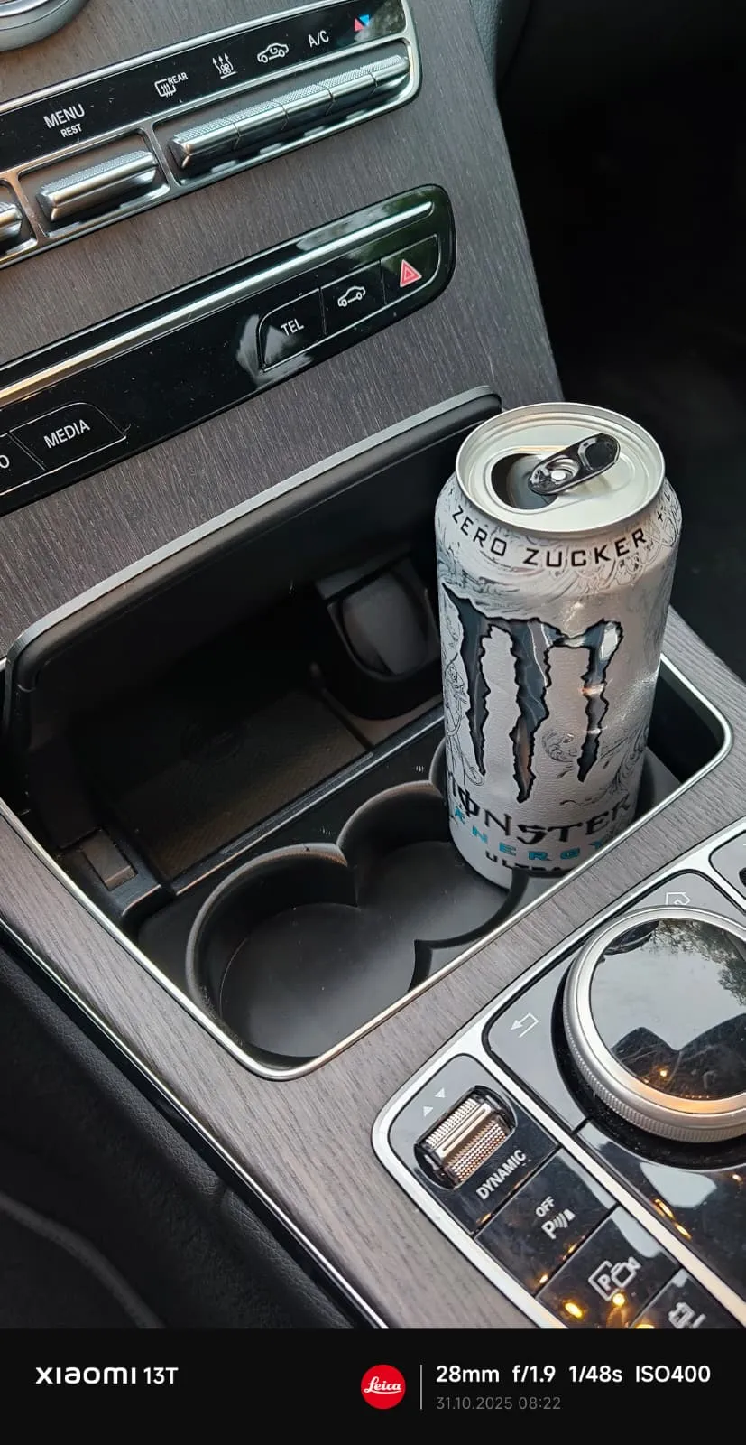 Mercedes C Serisi W205 S205 Bardaklık Orta Konsol İçecek Tutucu Cup Holder Organizer Siyah