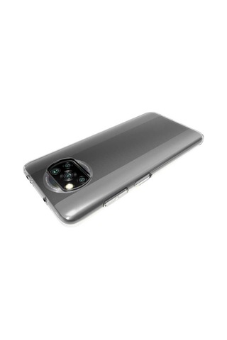 Xiaomi Poco X3 Kilif Seffaf Silikon Hibrit Case 390885510