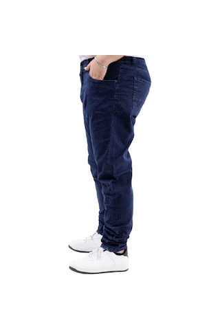 Büyük Beden Erkek Pantolon Kot 21920 Lacivert