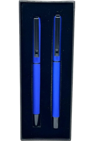 Mavi Tükenmez Roller İmza Kalemi İkili Set 1823la