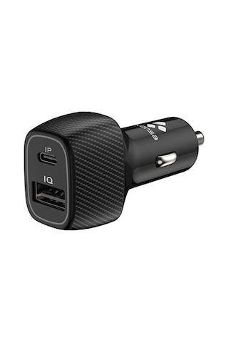 İkili Araç İçi Hızlı Şarj Başlığı Çakmaklık - Usb + Micro Kablolu