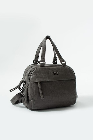 Baginn Retro Vegan Deri Günlük Kadın Postacı Çanta Çapraz Askılı Omuz Çantası Yıkama Suni Deri 27 23 Cm Gri