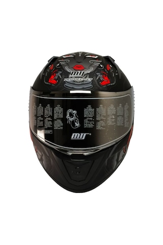 Motosiklet Kaskı Ecer 22.r06 Sertifikalı Double Vizör Full Face Kask Myth Grey Çok Renkli