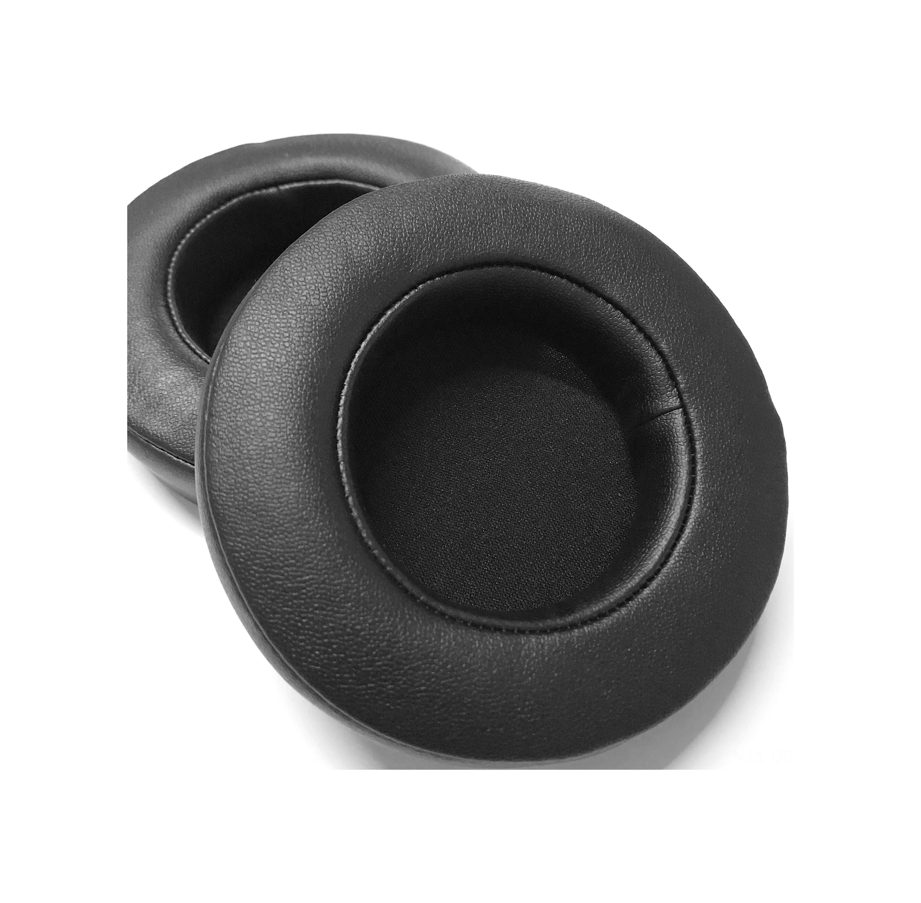 Qingmipy Razer Kraken 7.1 V2 Uyumlu Protein Deri Hafıza Köpük Kulaklık Örtüsü - Siyah Kulaklık Dahil Değil Siyah