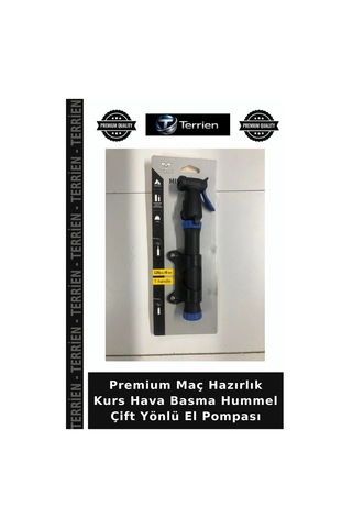 Premium Maç Hazırlık Kurs Hava Basma Hummel Çift Yönlü El Pompası Çok Renkli