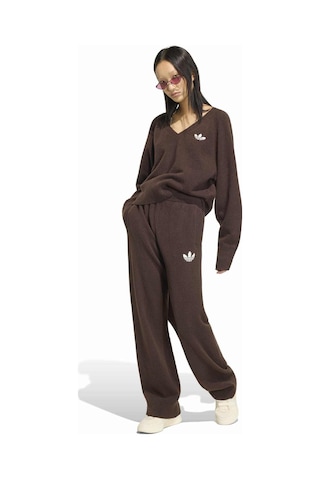 Auco Adidas Kadın Günlük Eşofman Altı Ess Knit Pant Ia4437 Kahverengi