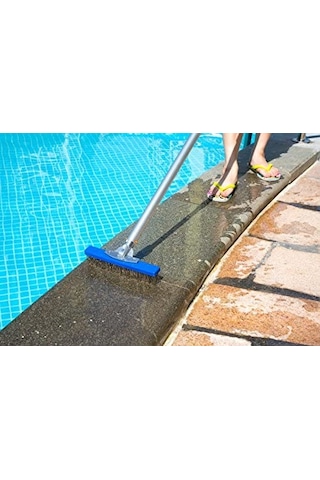 Gemaş Krom Paslanmaz Klipsli Model Havuz Fırçası 25 cm-Stainless