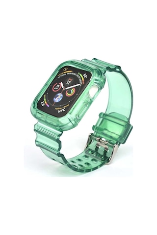 Apple Watch 40mm Uyumlu Krd-27 Silikon Kordon Siyah