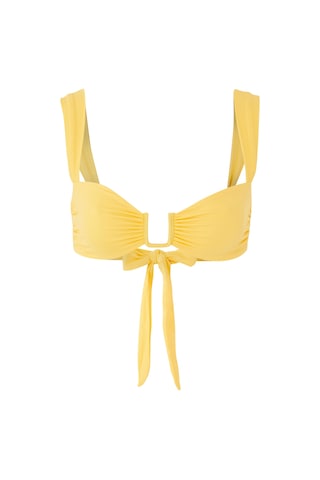 Away That Day Cannes Bağlamalı Bikini Üstü Sarı