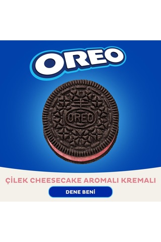 Oreo Bisküvi Çilekli 228gr - 4 Paket