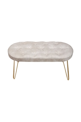 Louca Bench, Kırık Beyaz Gold Krem