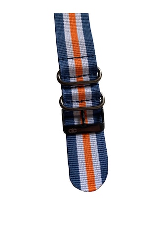 Schulzz Cachrel Casual Renkli Dokuma Kumaş Saat Kordon 24 Mm Çok Renkli