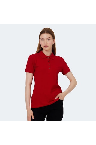 Slazenger VERA I Kadın Polo Yaka Kırmızı Tişört