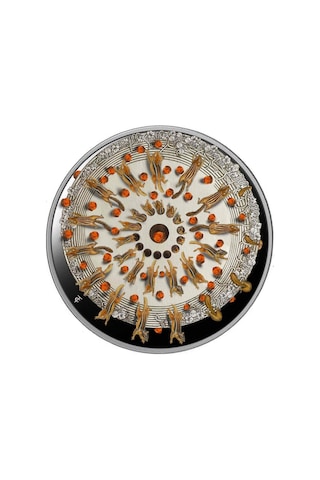 AgaKulche Sincap Dansı Gümüş Sikke Coin