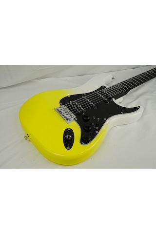 Smıger L-g2 İ6 Wky Strat Tipi Dahili Efektli Elektro Gitar Whıte Yellow