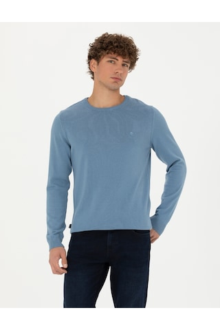Pierre Cardin Erkek Koyu Mavi Triko Kazak 50270179-vr032 Koyu Mavi