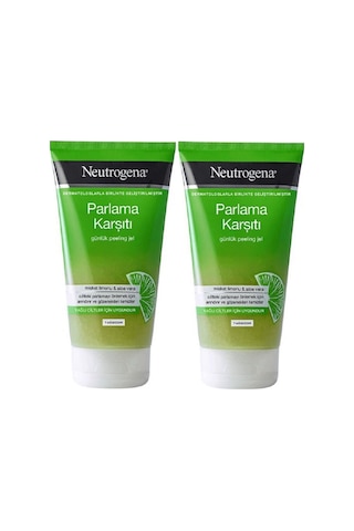 Neutrogene Parlama Karşıtı Yağsız Peeling Jel 2 x 150 ML