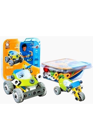 Build Play 51 Parça 2 Model Yapılabilen Esnek Oyun
