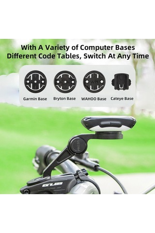 Gub Bisiklet Bilgisayar Montaj Alüminyum Alaşımlı Bisiklet 666 Siyah