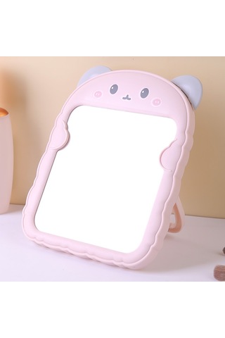 Aurora Plasik Katlanabiler Makyaj Aynasıkal İle Anlaştık Masasüsügiyme Aynası Pembe