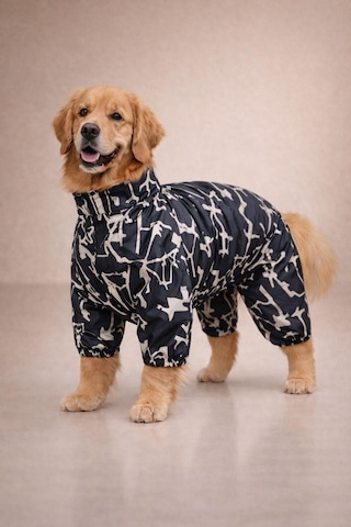 Alphadog Ligne Polarlı Orta-büyük Irk Köpek Yağmurluk Tulumu