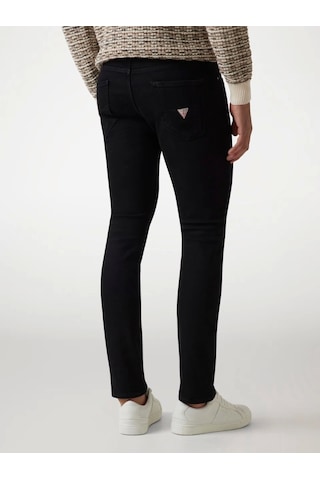 Guess Erkek Denim Skinny Fit Jeans Siyah