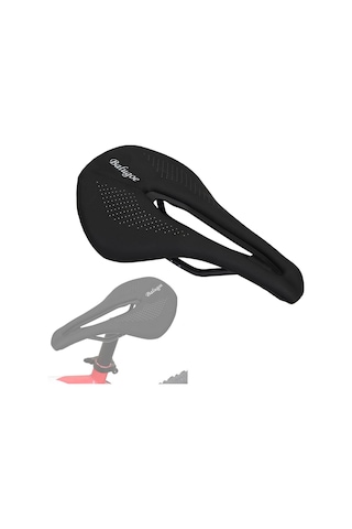 Suntek Hafif Bisiklet Selesi 280x143mm Demiryolu Yolu/mtb Siyah