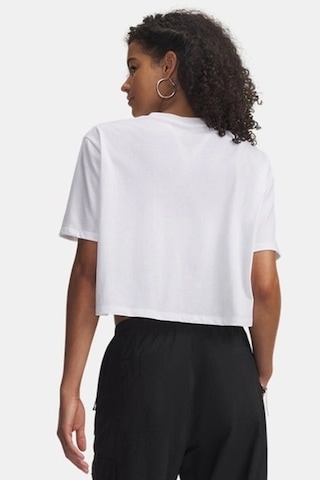 Under Armour Crop Kadın Tişört BEYAZ