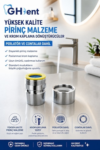 Ghdent BPA Free & FDA Kriterlerine Uygun Materyal Askılıksız Ekonomik Şarjsız Seri 2 Başlıklı Manuel Ağız Duşu